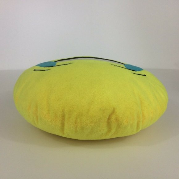 Emoji Crying Laughing Plush 12" Pillow Yellow Round Soft Emoticon Stuffed Tears - Picture 7 of 8